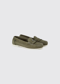 Florence Boat Shoe - Pesto