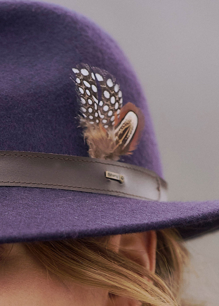 Gallagher Felt Hat - Navy