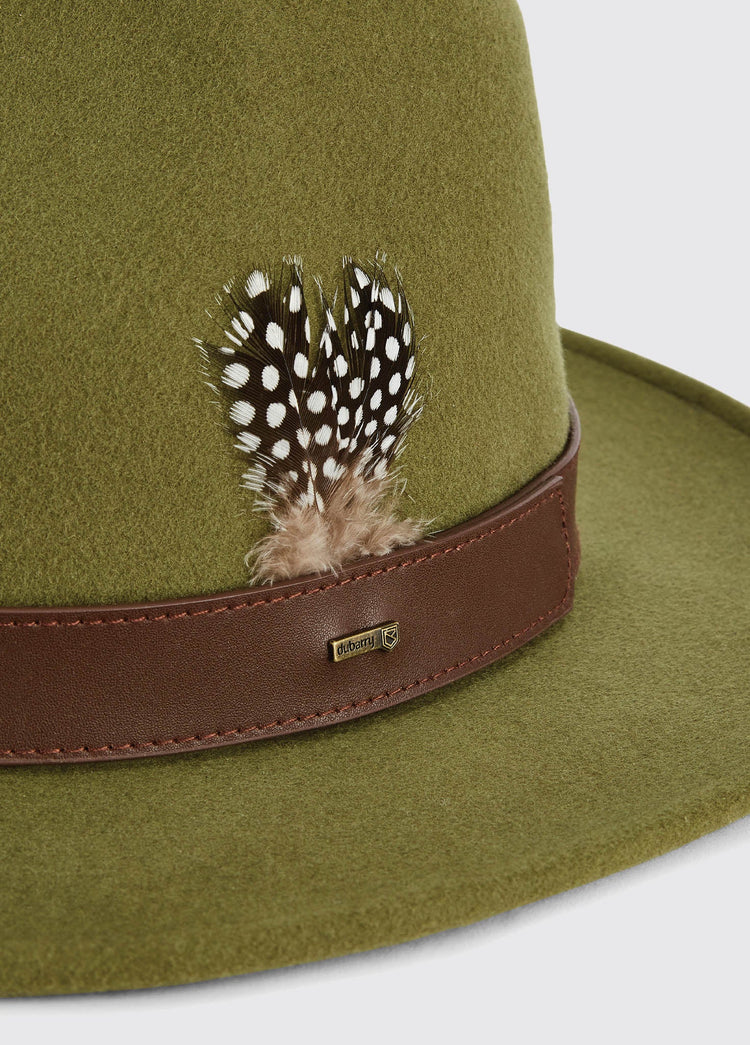 Gallagher Felt Hat - Olive