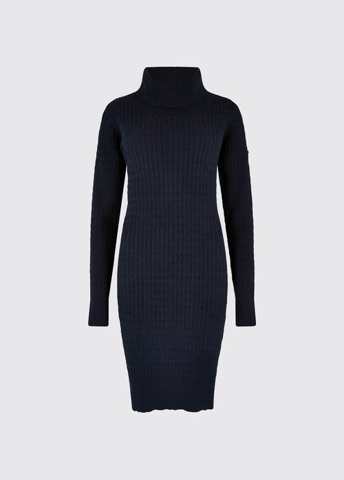 Raheen Fitted Dress - Navy