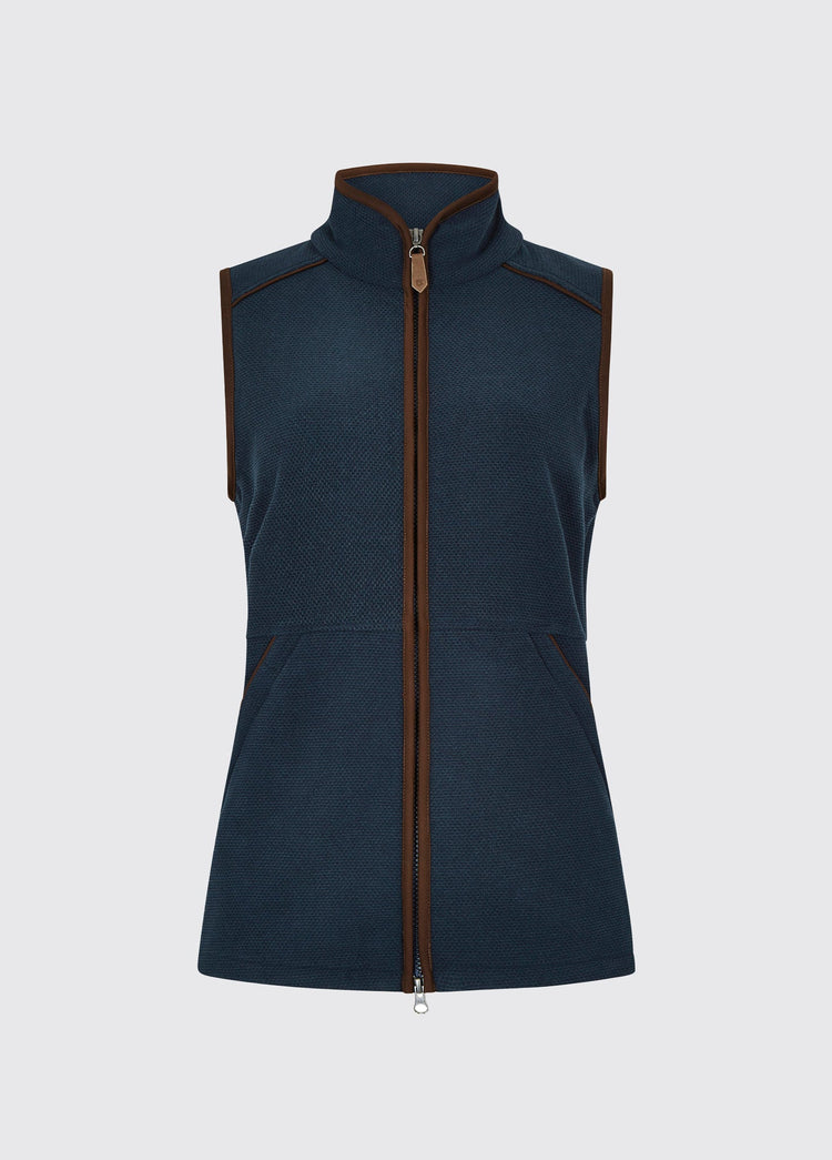 Carbury Women's Fleece Vest - Navy