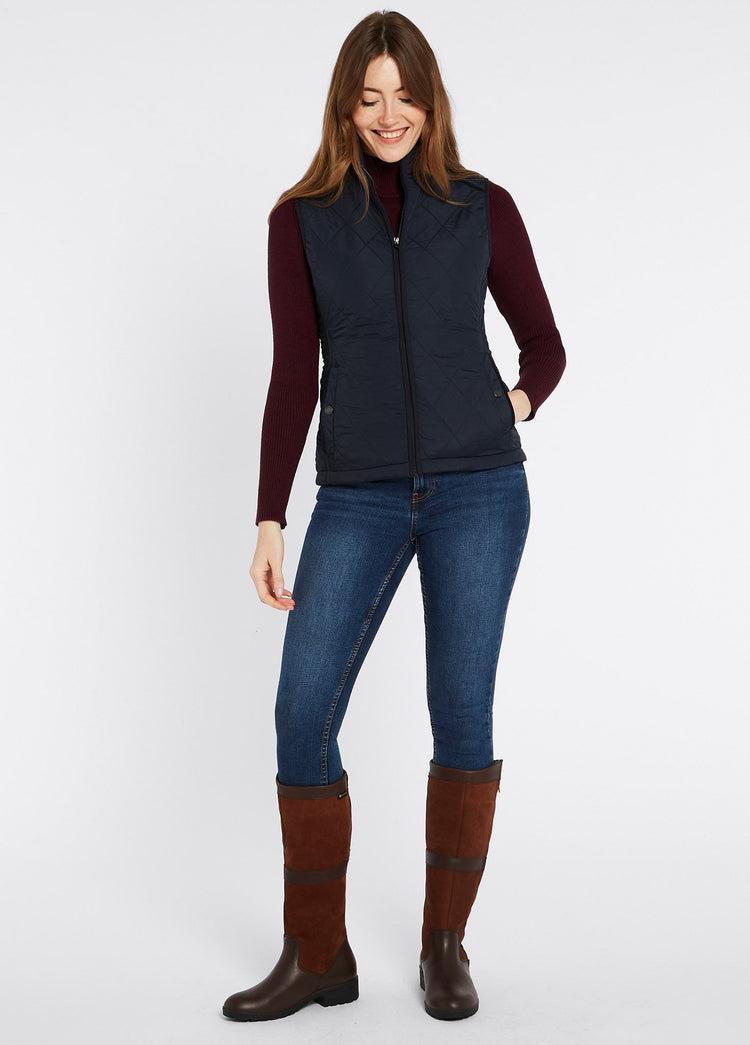 Heywood Ladies' Quilted Vest - Navy