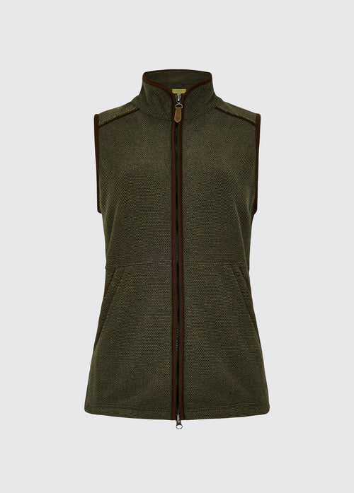 Carbury Ladies' Fleece Vest - Olive