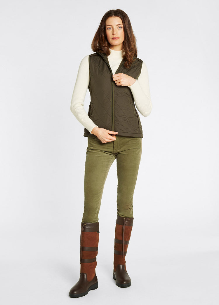 Heywood Women’s Quilted Vest- Olive