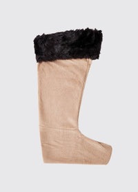 Faux Fur Boot Liners - Black