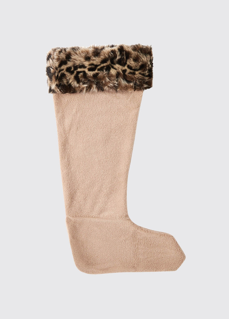 Faux Fur Boot Liners - Leopard