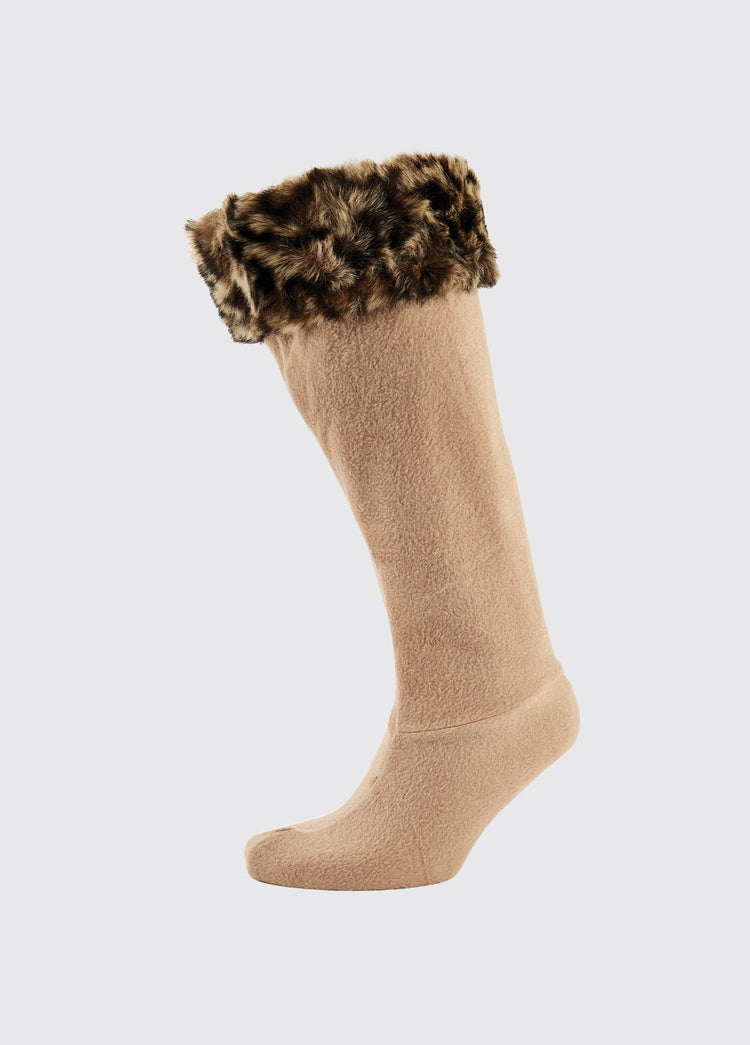 Faux Fur Boot Liners - Leopard