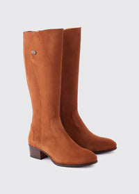 Downpatrick Knee High Suede Boot - Camel