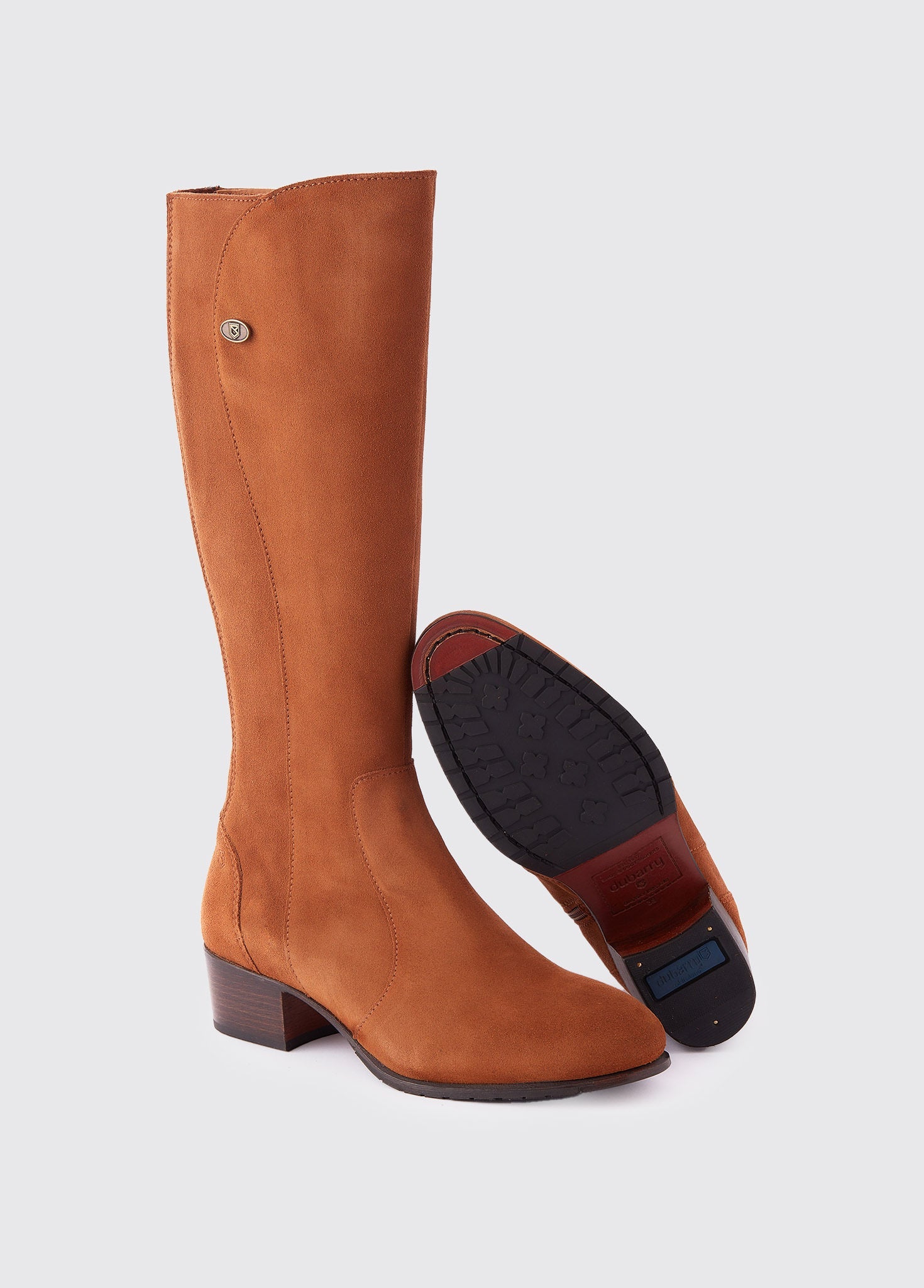 Downpatrick Knee High Suede Boot - Camel