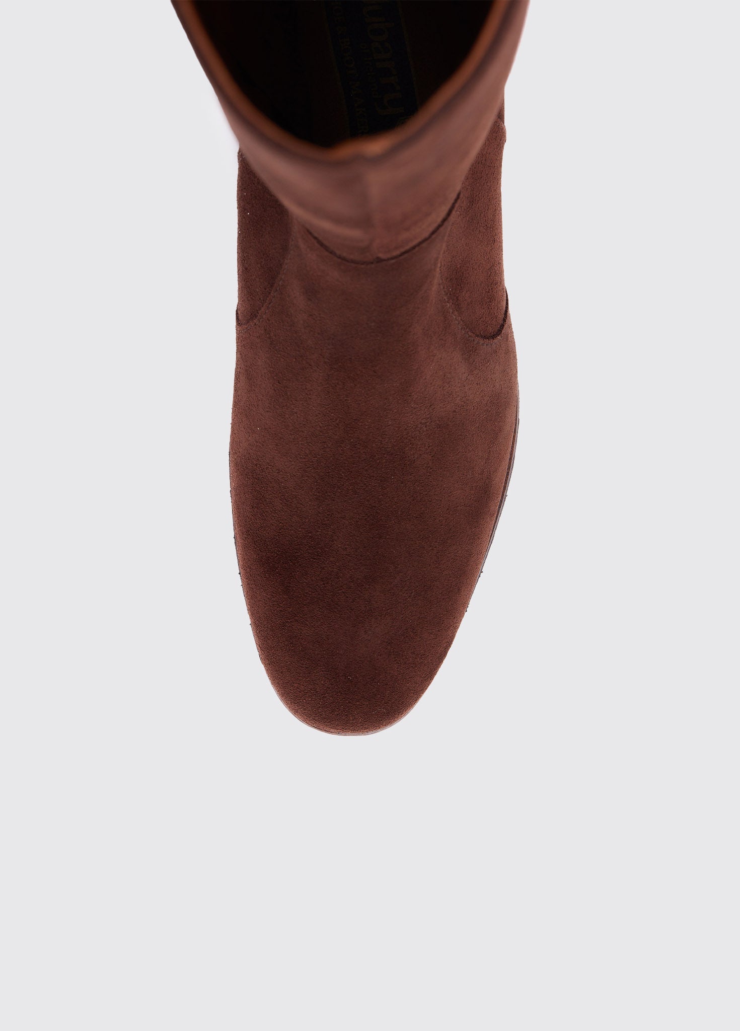 Downpatrick Knee High Suede Boot - Cigar