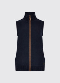 Sheedy Full Zip Sweater Vest - Navy