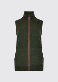 Sheedy Full Zip Sweater Vest - Olive