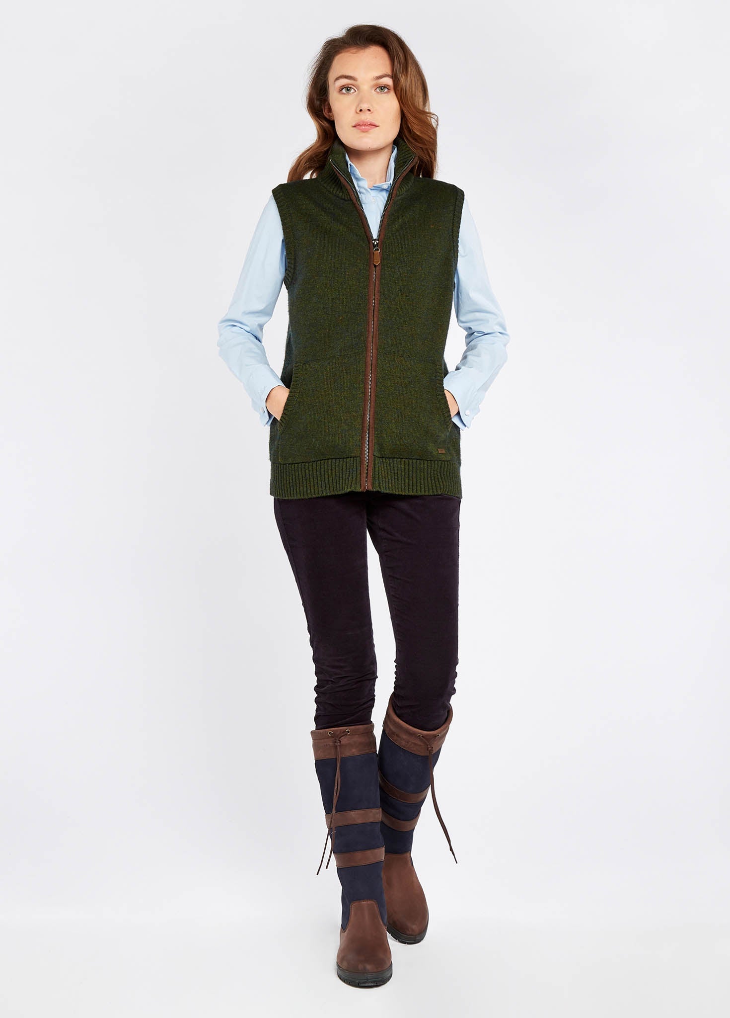 Full zip sweater vest best sale