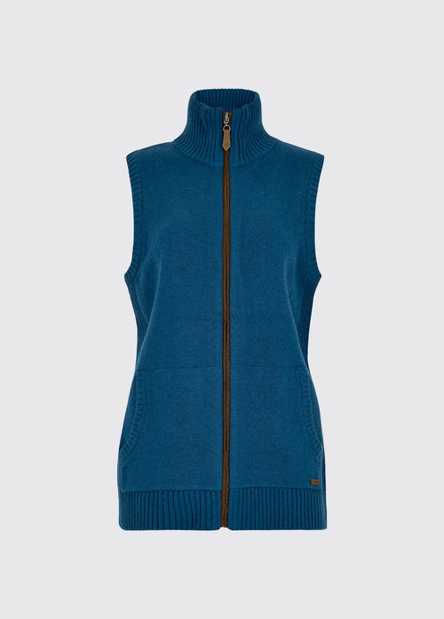 Sheedy Knit Bodywarmer - Peacock Blue