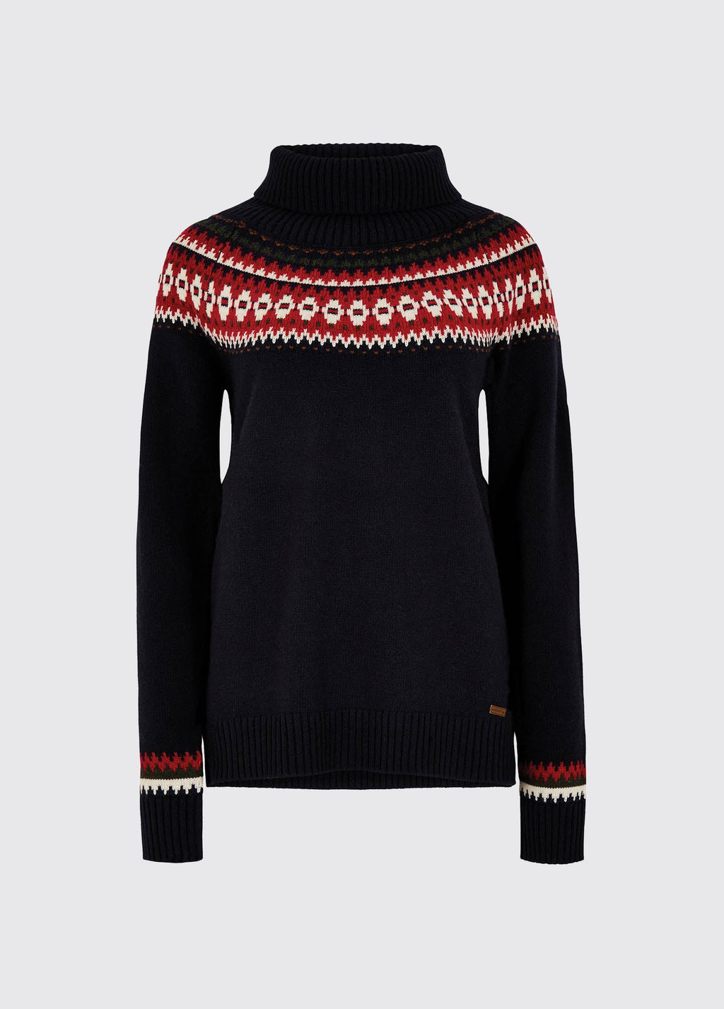 Fair Isle Cotton Turtleneck Womens Canada Riverdale Fair Isle