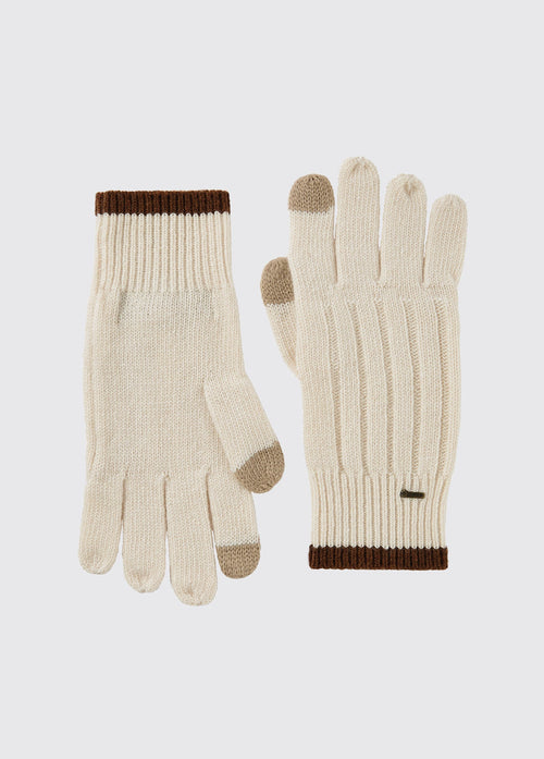 Marsh Ladies Knitted Gloves - Chalk