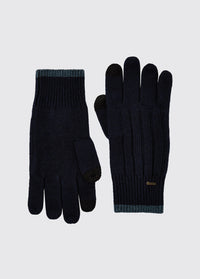 Marsh Ladies Knitted Gloves - Navy