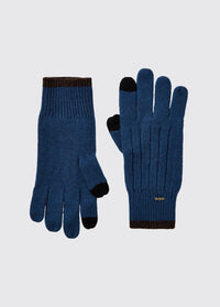 Marsh Ladies Knitted Gloves - Peacock Blue