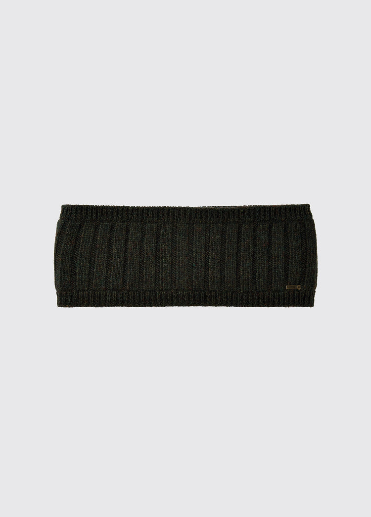 Mohill Ladies Knitted Headband - Olive