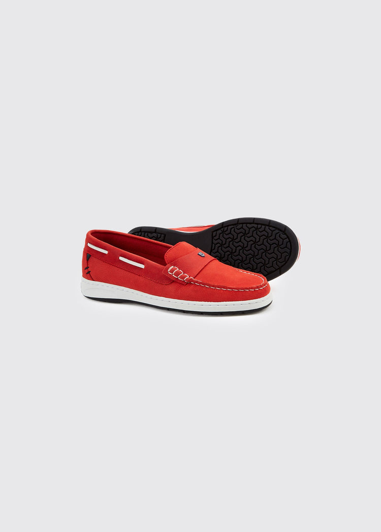 Kos Deck Shoe - Engine Red