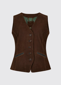 Greville Ladies' Tailored Waistcoat - Walnut