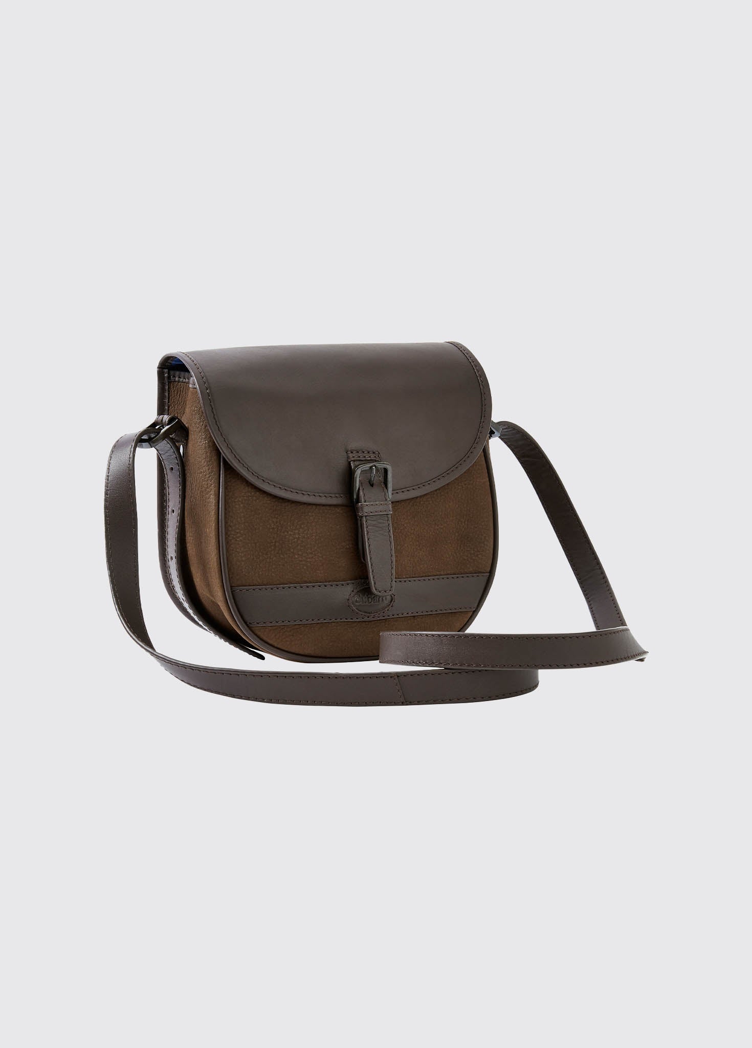 Clara Leather Saddle Bag Walnut