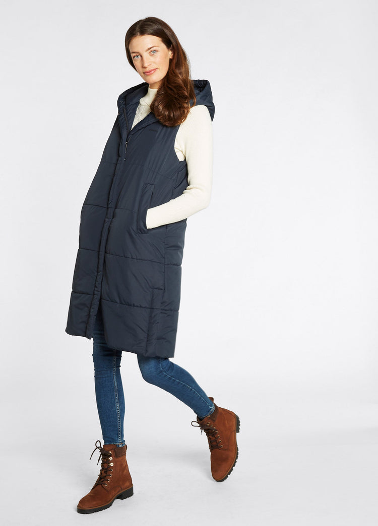 Ryan Women’s Hooded Vest - Navy