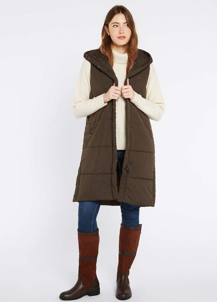 Ryan Women’s Hooded Vest - Olive