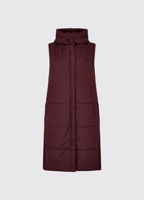 Ryan Women’s Hooded Vest - Ox Blood