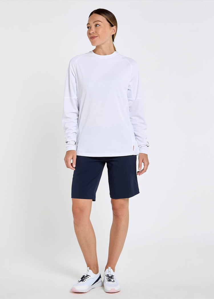 Ancona Ladies Long-Sleeved T-Shirt  - White