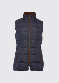 Spiddal Quilted Vest - Navy/Multi