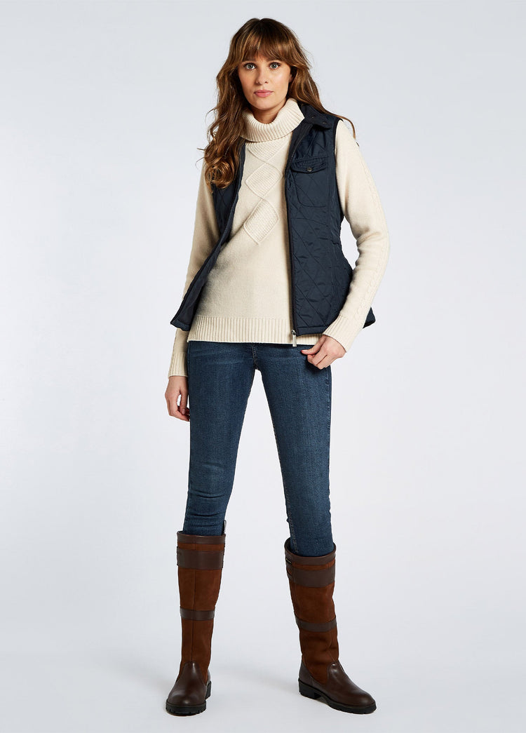 Rathdown Quilted Vest - Navy