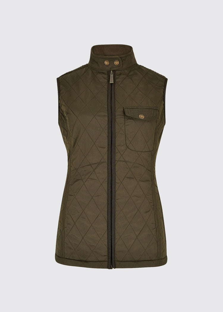 Rathdown Quilted Vest - Olive