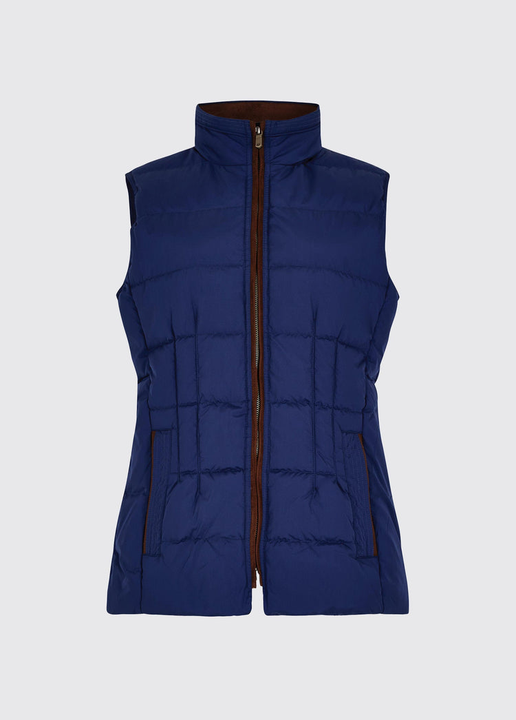 Spiddal Quilted Vest - Peacock Blue