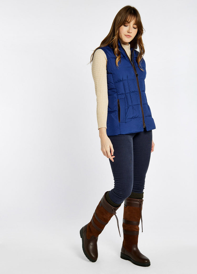 Spiddal Quilted Vest - Peacock Blue