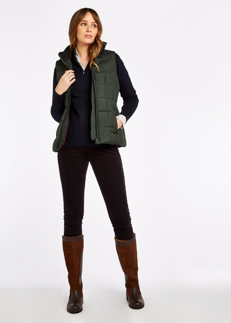 Spiddal Quilted Vest - Spruce