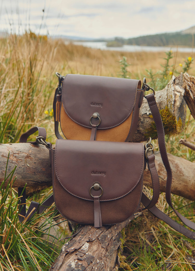 Crossgar Saddle Bag Purse - Cigar