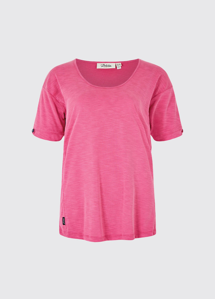 Cloyne Short Sleeved Top - Cerise