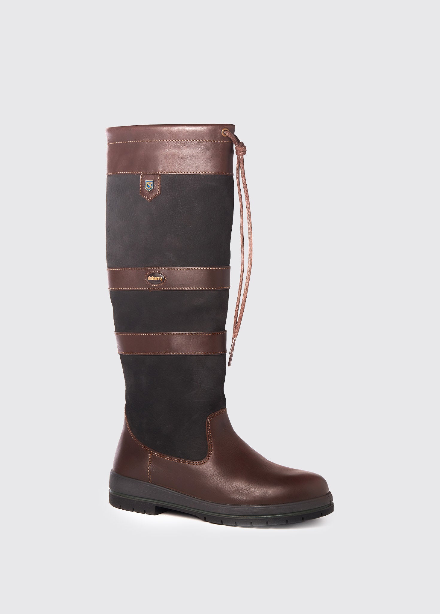 Dubarry Galway 本革防水ブーツEU40/25cm Galway Ladies SlimFit™ Country Boot - Black/Brown