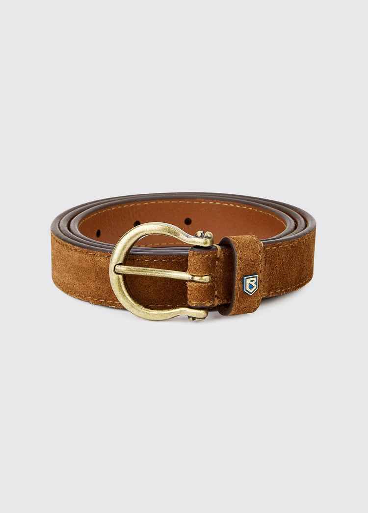 Archway Ladies Suede Belt - Camel