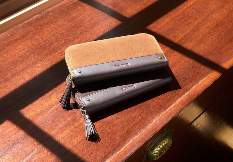 Northbrook Ladies' Suede Wallet - Camel