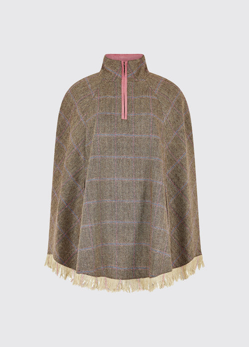 Blackmoor Tweed Cape - Woodrose