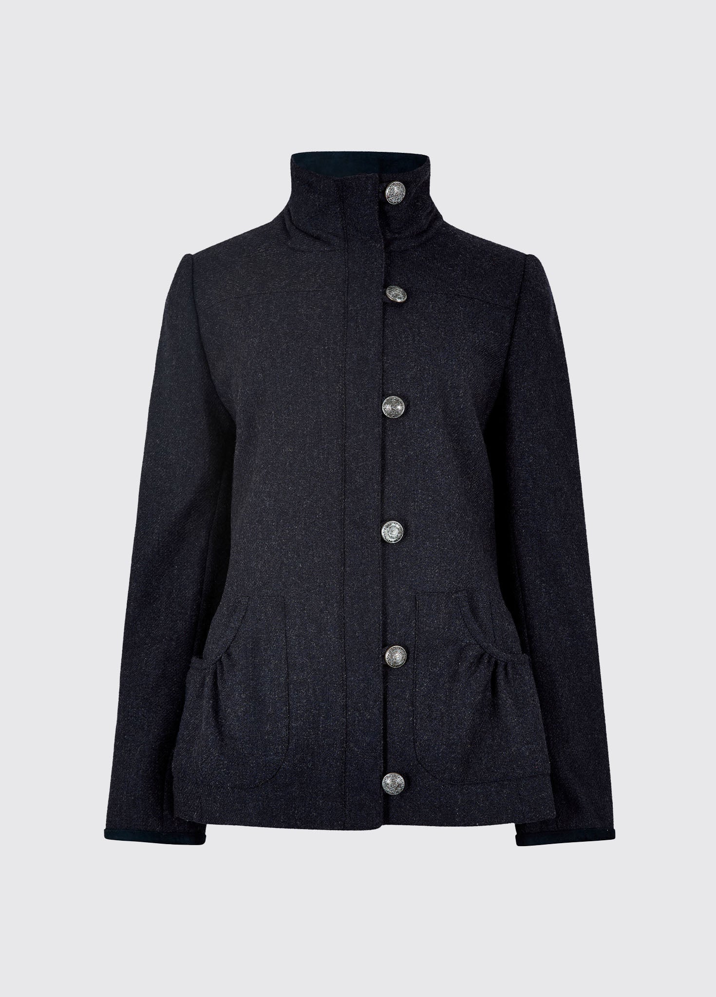 Bracken Tweed Coat - Woodrose