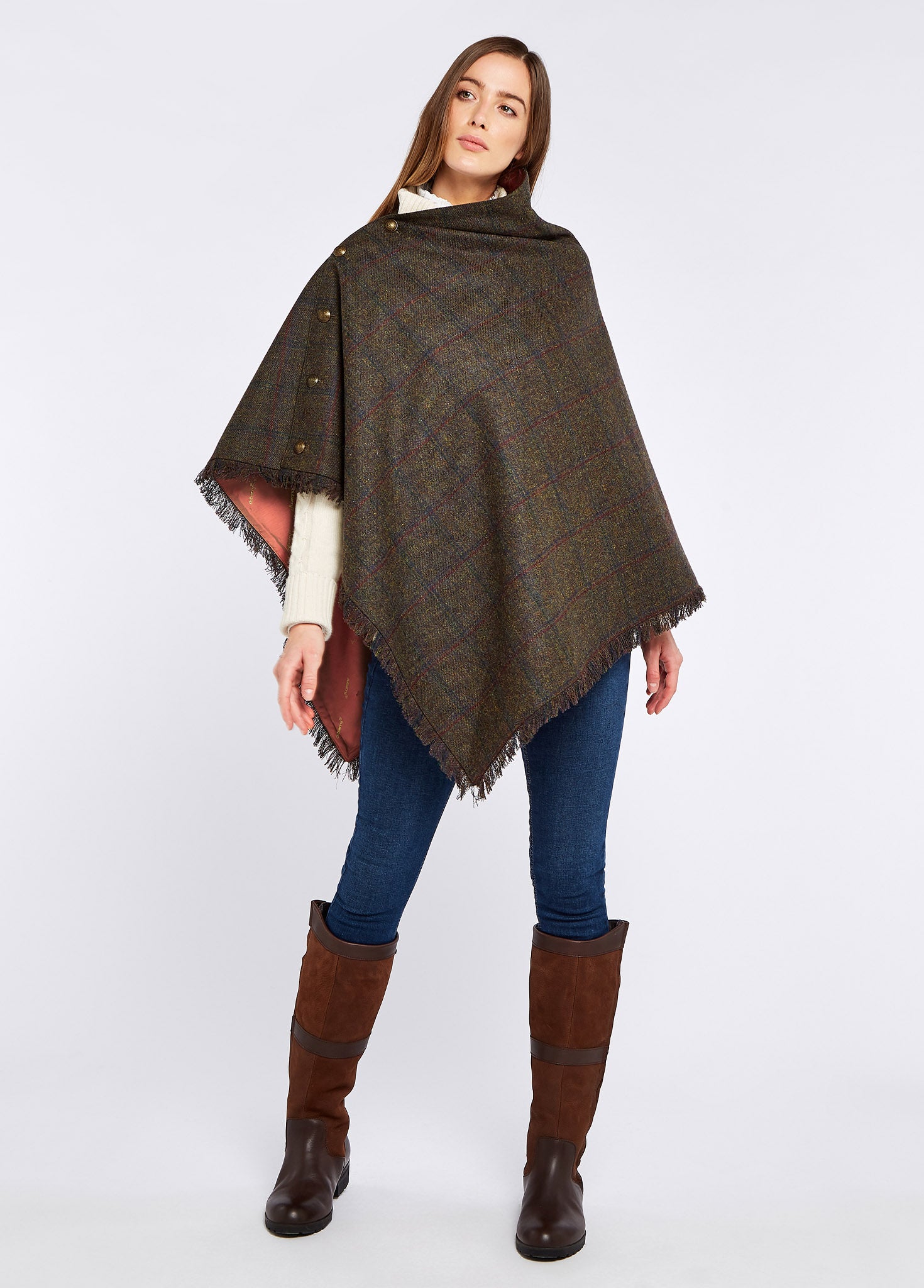 Women's Tweed Cape