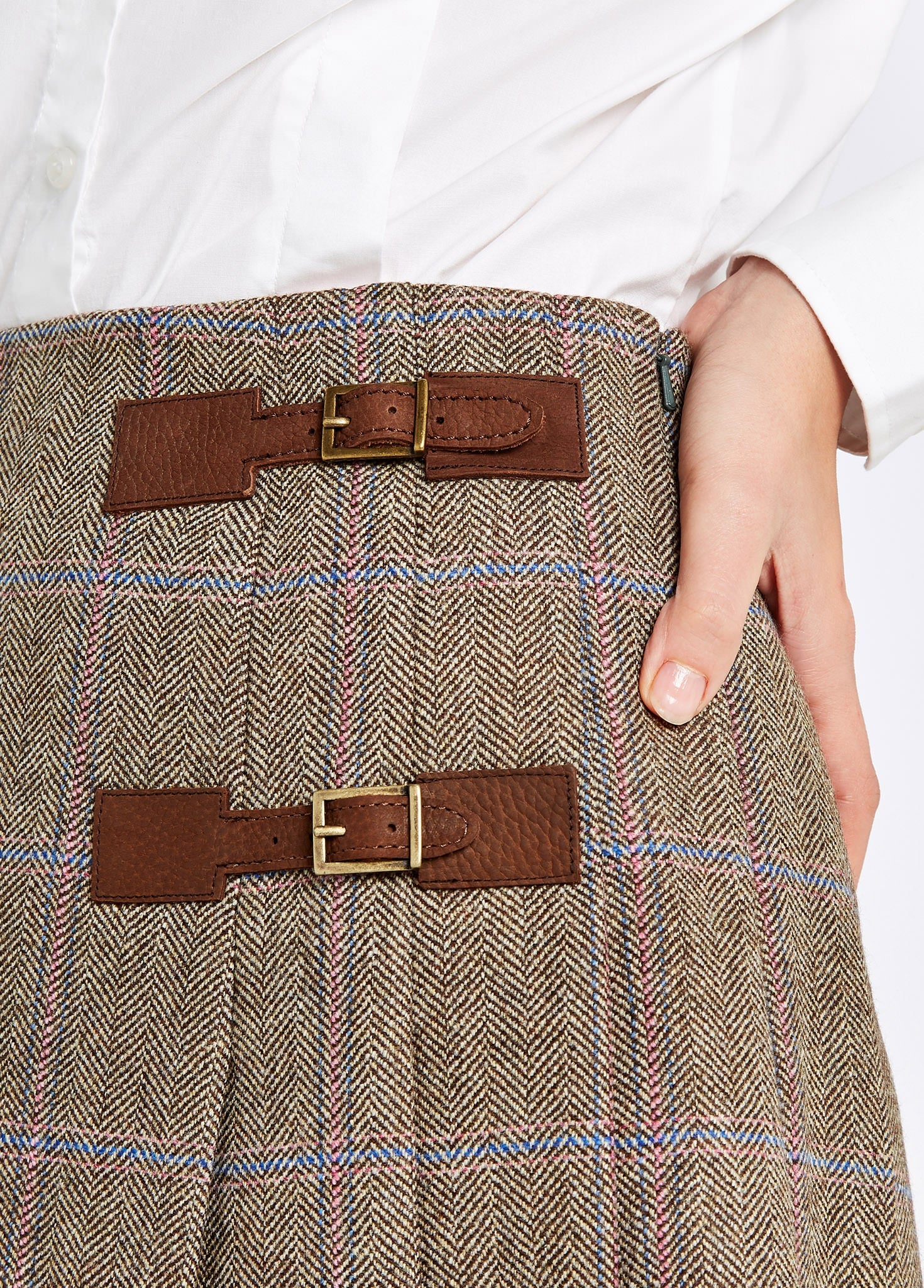 Blossom Tweed Skirt Woodrose