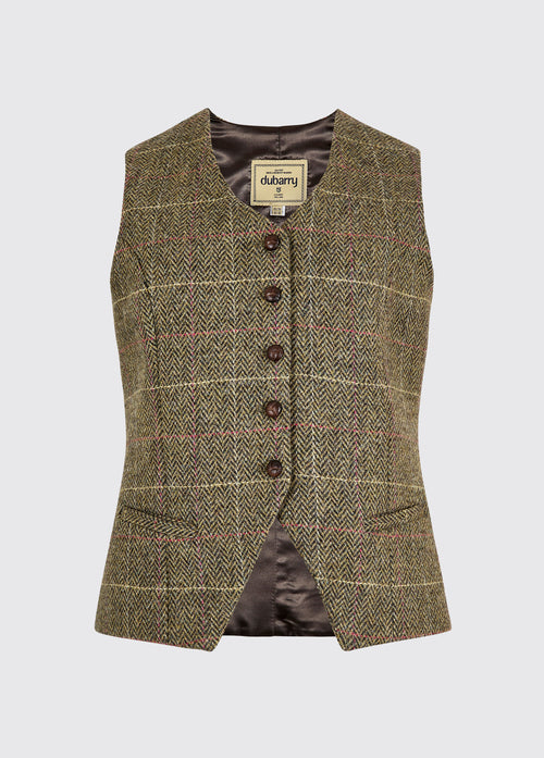 Robinswood Ladies' tweed waistcoat- Thistle