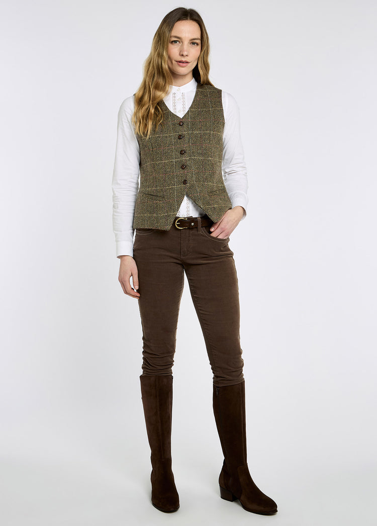 Robinswood Ladies' tweed waistcoat- Thistle
