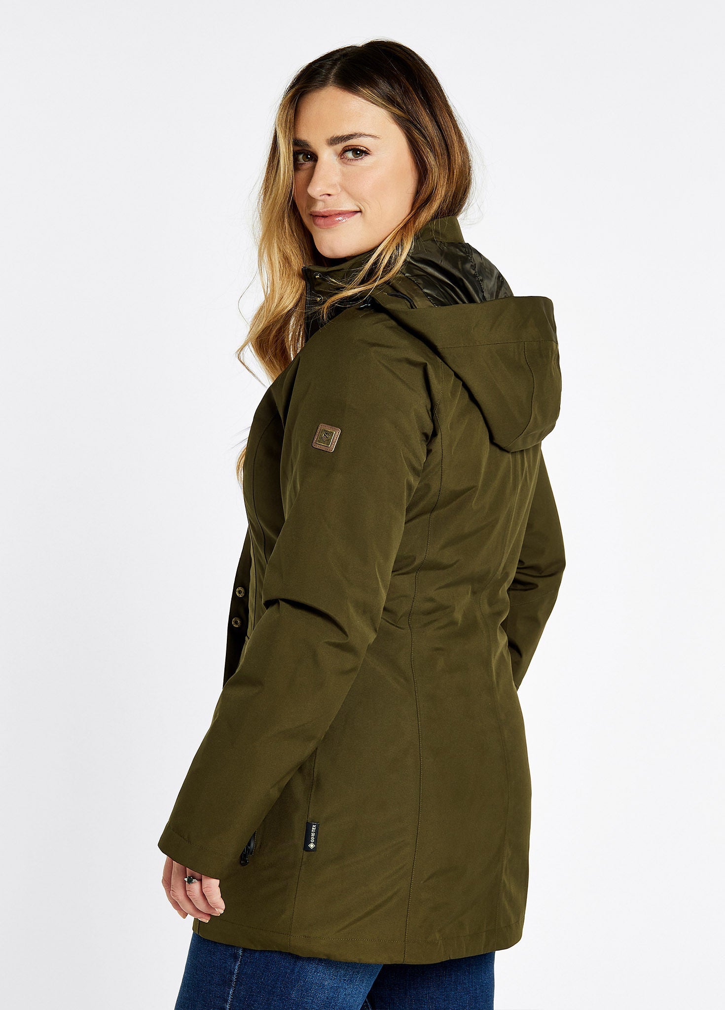 Olive gore tex jacket best sale