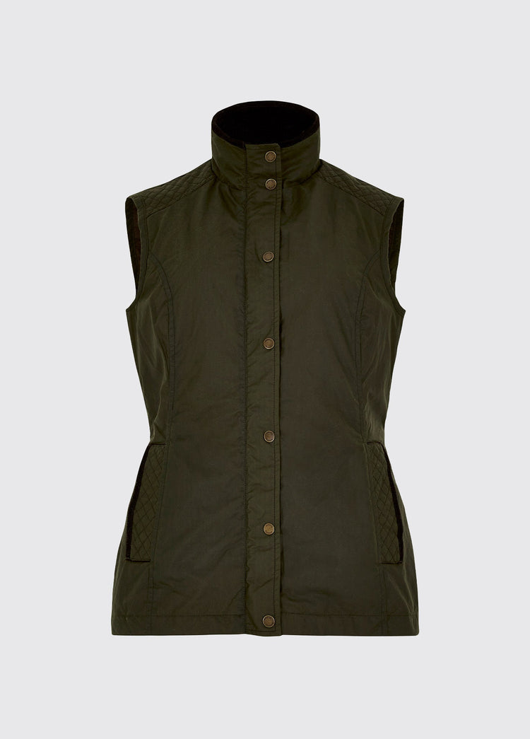 Pakenham Waxed Vest - Pine - EU Size 38