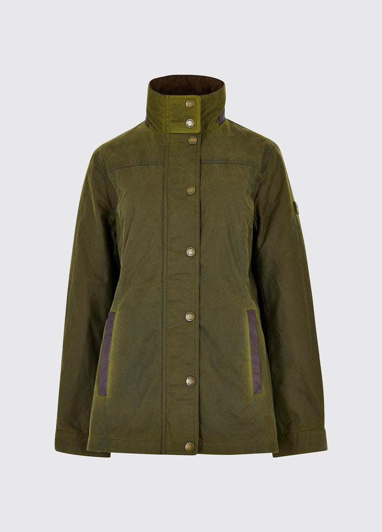 Mounthrath Ladies Waxed Cotton Jacket - Fennel